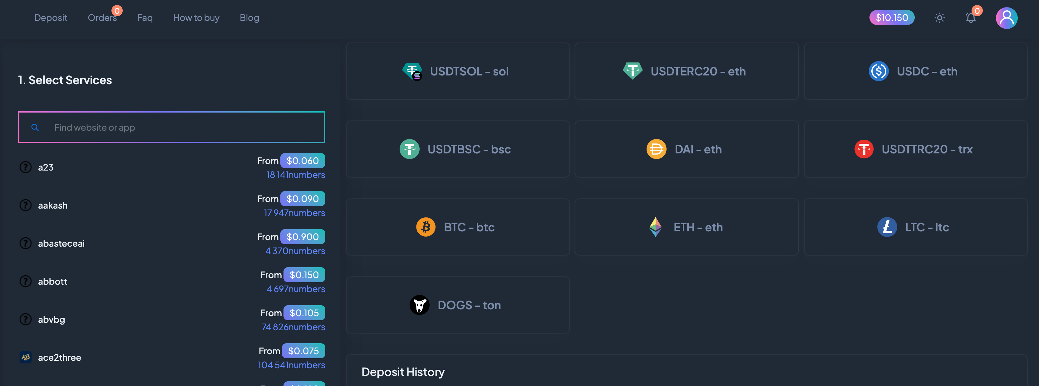 How to Deposit on SMSPortal.io